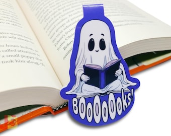 Gespenst Magnet Lesezeichen | Gruseliges Buchliebhaber Geschenk