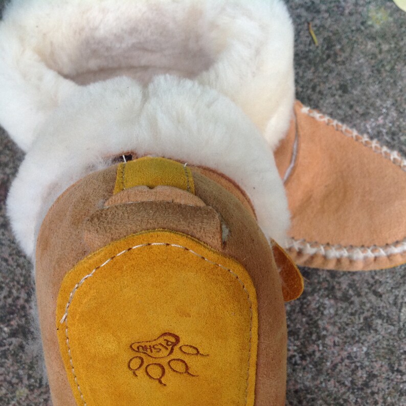 Authentic native sheepskin mocassin | Etsy