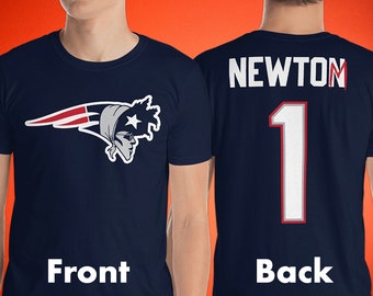 cam newton patriots logo shirt