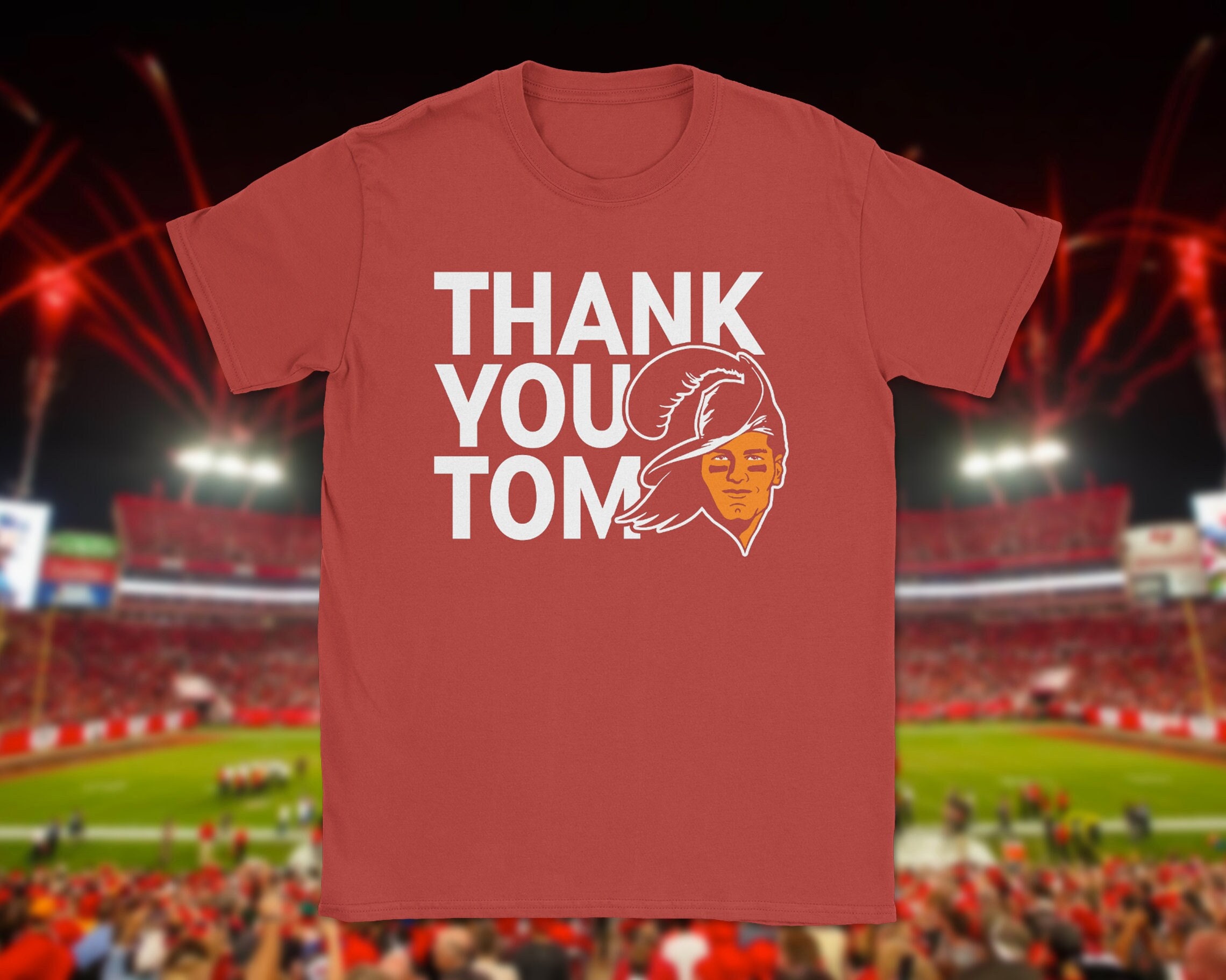 Buy Thank You Tom Brady Shirt Tom Brady Buccaneers T-shirt Online in India  - Etsy