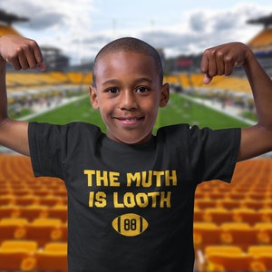 Muth Is Looth Shirt Youth | Pat Freiermuth | Pittsburgh Football | Steeler Nation | Steel City, 412 | Funny Steelers T-Shirt, Shirt For Kids