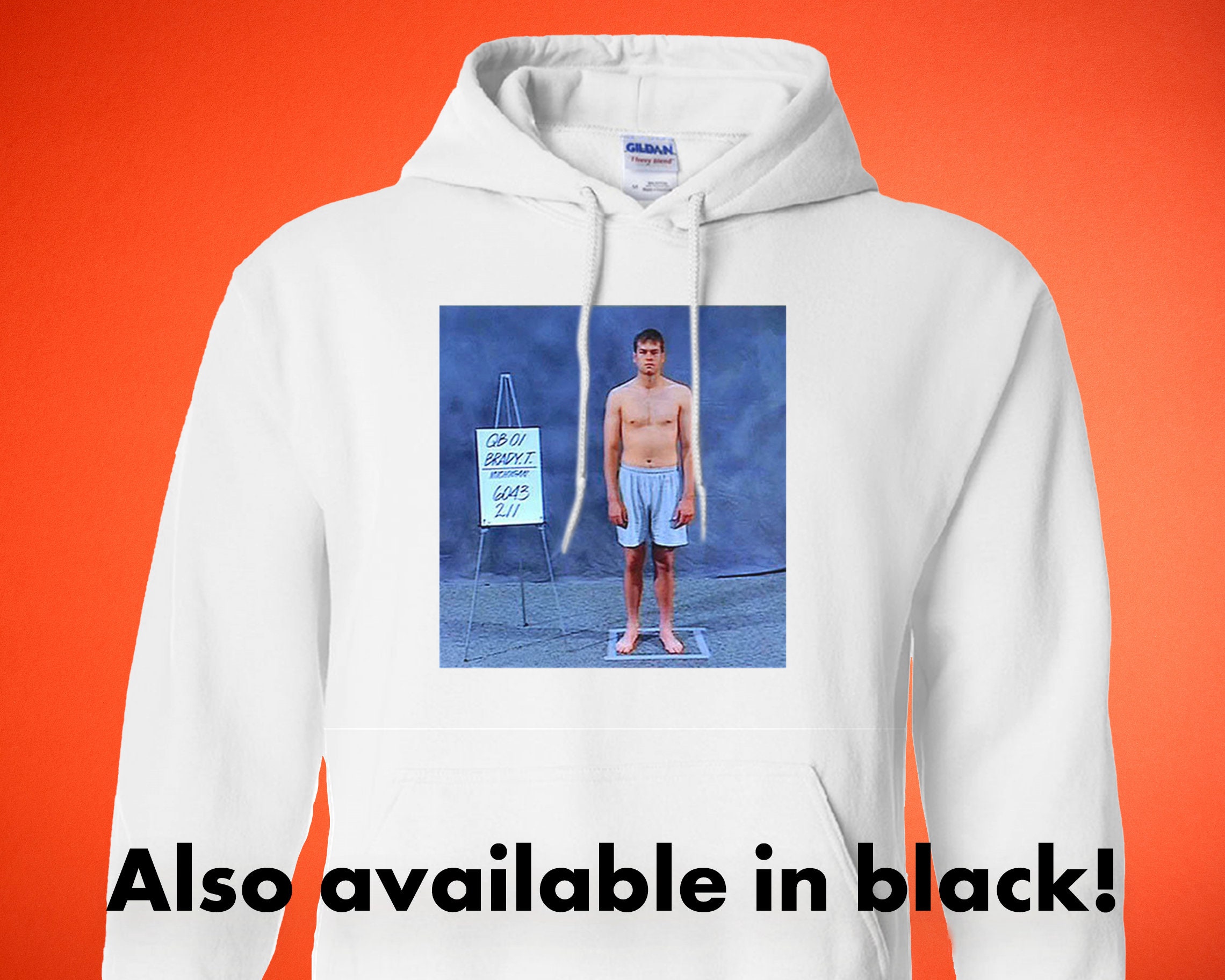 Tom brady jersey hoodie top