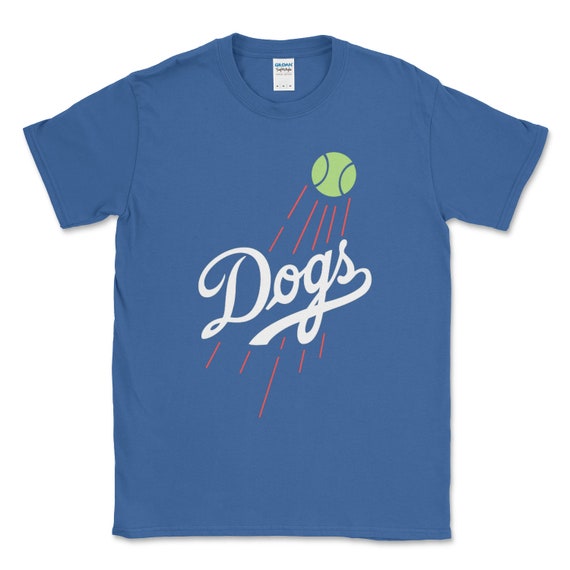 Dogs Dodgers T-shirt unisex Gift for Dog Lovers LA 