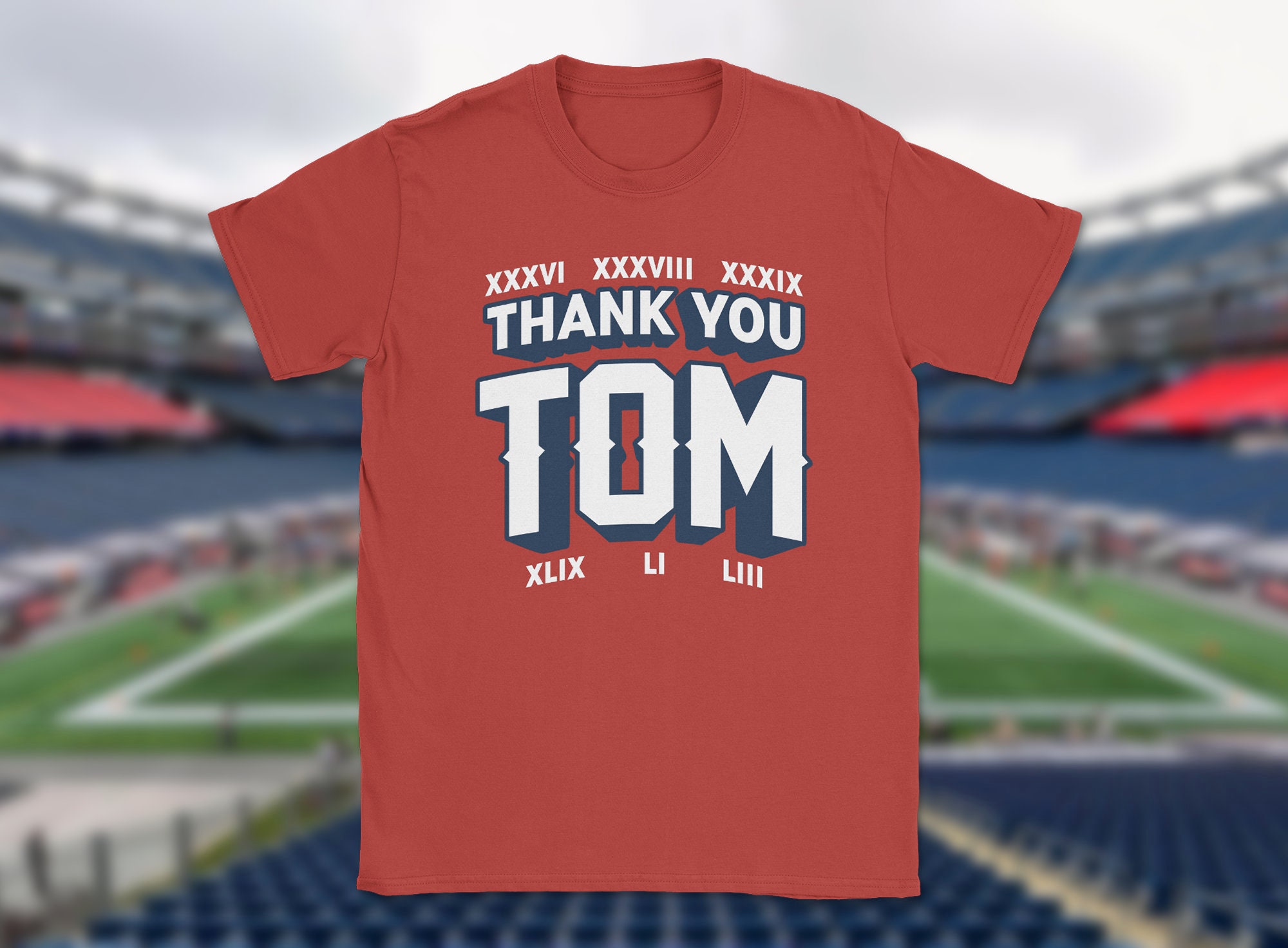 GrandpaBaby Thank You Tom Brady Shirt | Tom Brady Patriots T-Shirt | Brady Retirement | New England Patriots Shirt | Brady Goat TB12 Tee