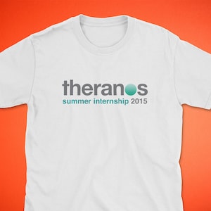 Theranos Summer Internship T-Shirt | Elizabeth Holmes Shirt | GirlBoss, Irony, Satire | Out for Blood in Silicon Valley
