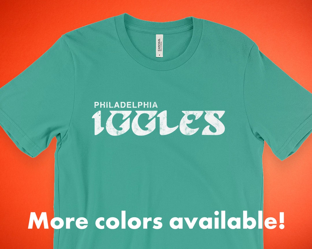 Philadelphia Iggles Shirt unisex Distressed Eagles T-shirt - Etsy