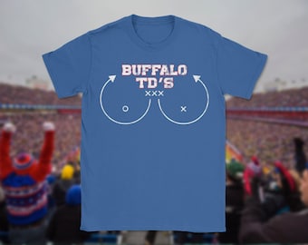 Buffalo Bills Touchdown T-shirt unisex Distressed 