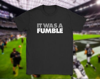 Es war ein Fummel T-Shirt | Räuber-Shirt | Steckregel | Las Vegas Oakland | Lustiges Raiders inspiriertes T-Shirt | Silber und Schwarz