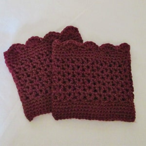 Crochet Boot Cuffs, Boot Toppers, Boot Cuffs, Boot Warmers, Womens Boot Cuffs, Faux Leg Warmers