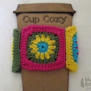 Iced Coffee Cozy, Crochet Cup Cozy, Coffee Cozy, Cup Sleeve, Coffee Sleeve, Stocking Stuffer, Teacher Gift, Office Gift, Coffee Cup Sleeve