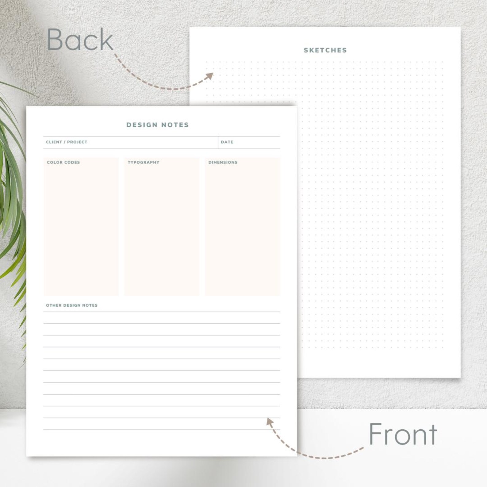 Graphic Design, Project Planner, Notes, Planning, Organize, Large ...