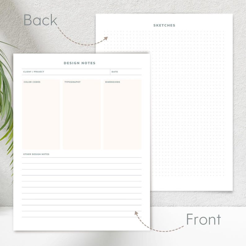 Graphic Design, Project Planner, Notes, Planning, Organize, Large ...