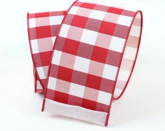 Farrisilk Designer Country Checks Ribbon 4x10yd RA499-02 - Etsy