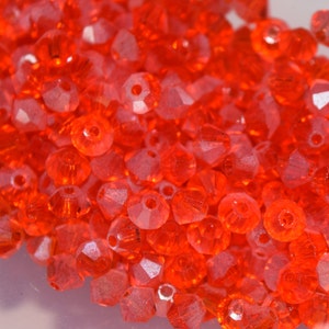 Hyacinth Bicone Swarovski beads 3mm, 50 beads, 100 beads