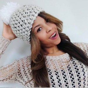Chunky Crochet Hat Pattern | Video & Written Instructions