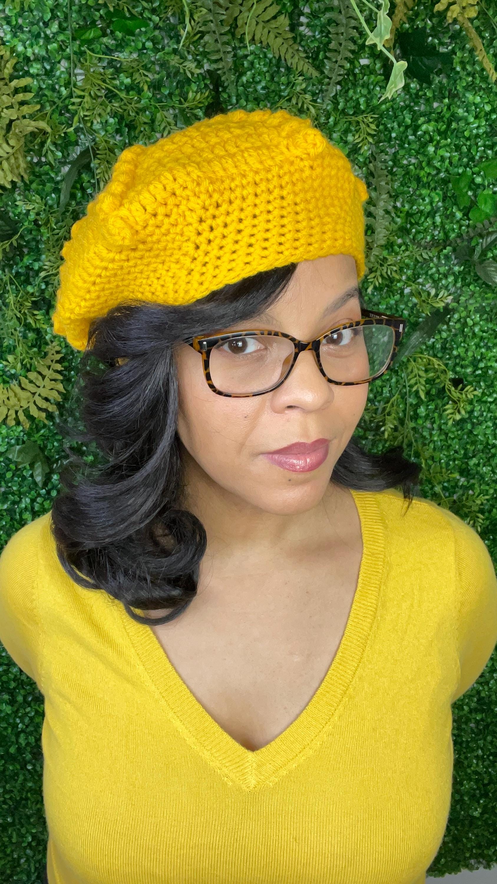 Easy Beret Hat Pattern- Modern Crochet Fashion - Etsy