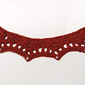 Boho crochet choker pattern & video tutorial image 2