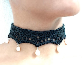 Boho crochet choker pattern & video tutorial