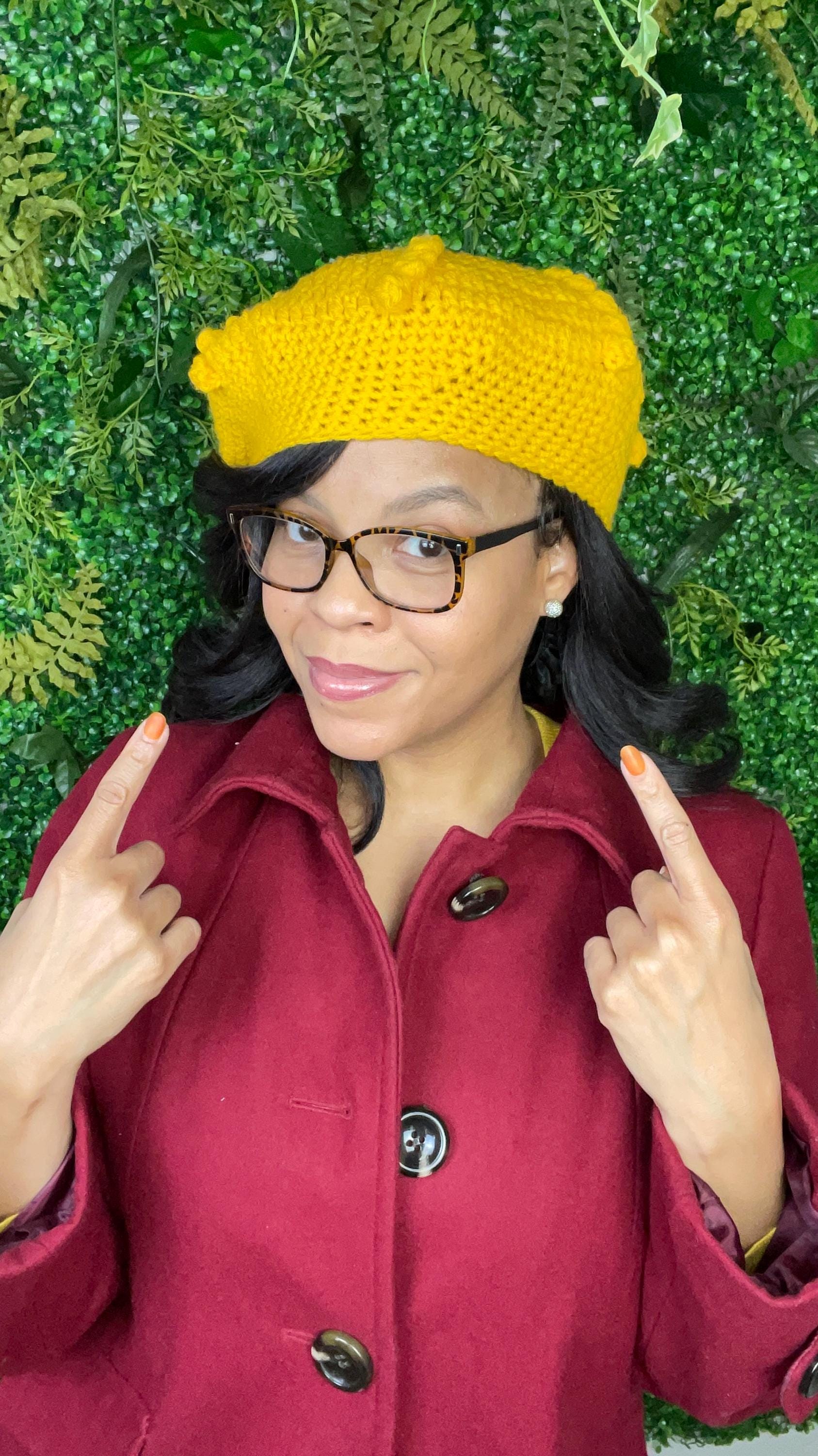 Easy Beret Hat Pattern- Modern Crochet Fashion - Etsy