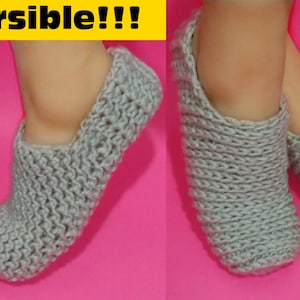 Quick and Easy Crochet Slipper Pattern