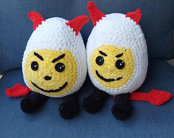 Deviled Eggs Pattern – Amigurumi Crochet Food PDF Download