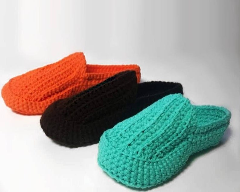 Crochet Loafers Crochet Slippers For Beginners w/ FREE Video Tutorial image 1