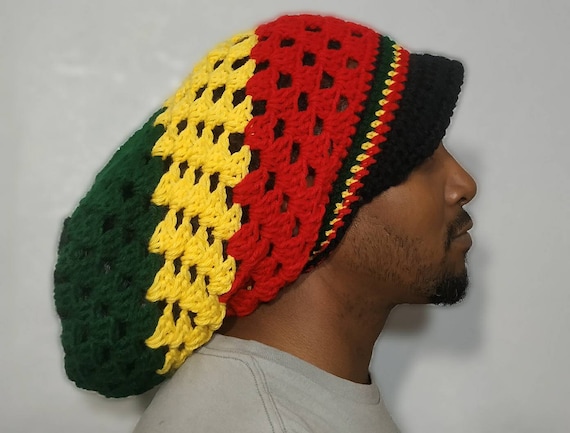 Crochet Granny Stripe Hat Pattern Pan 