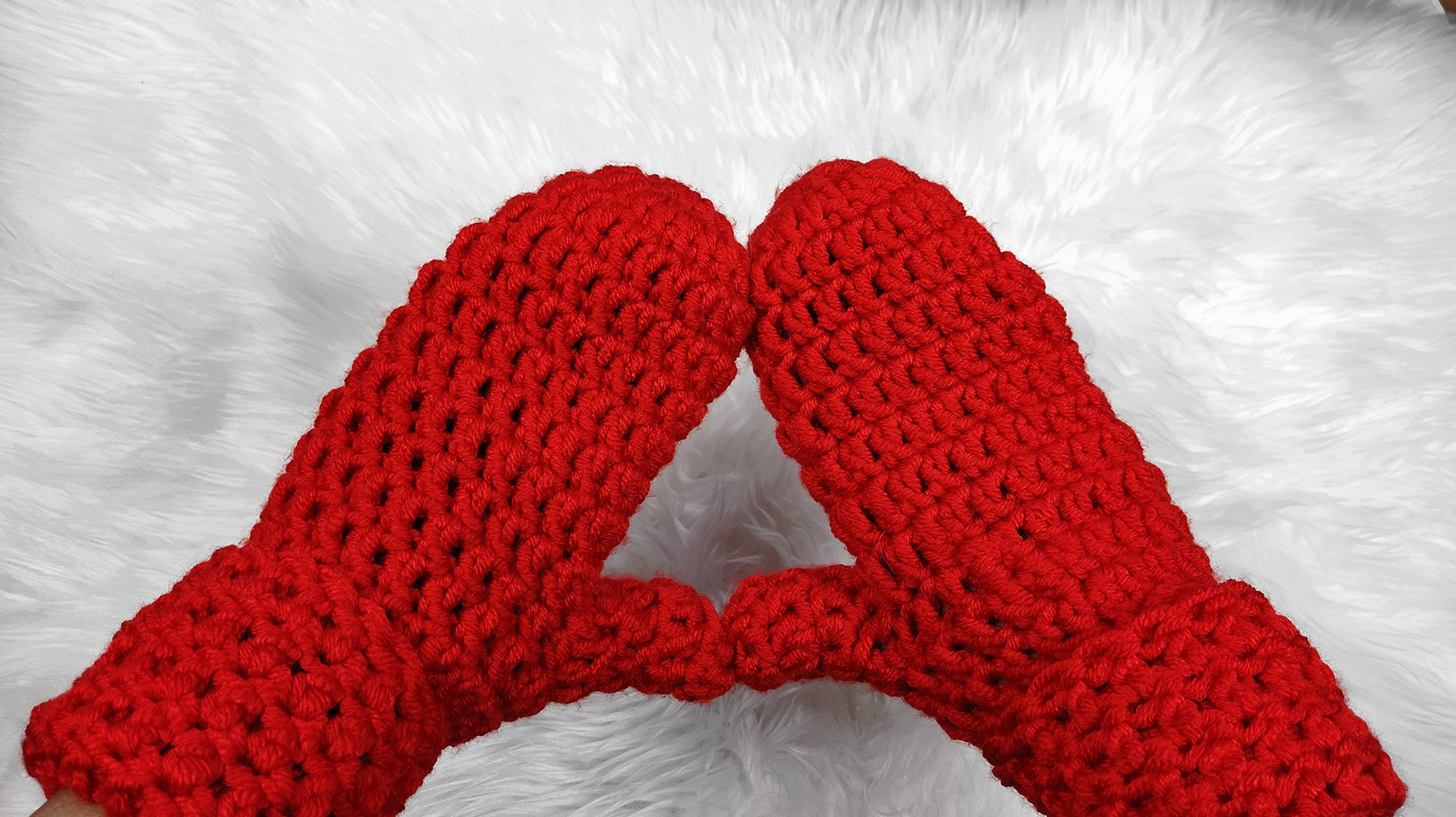 Free Red Heart Mittens For All Pattern