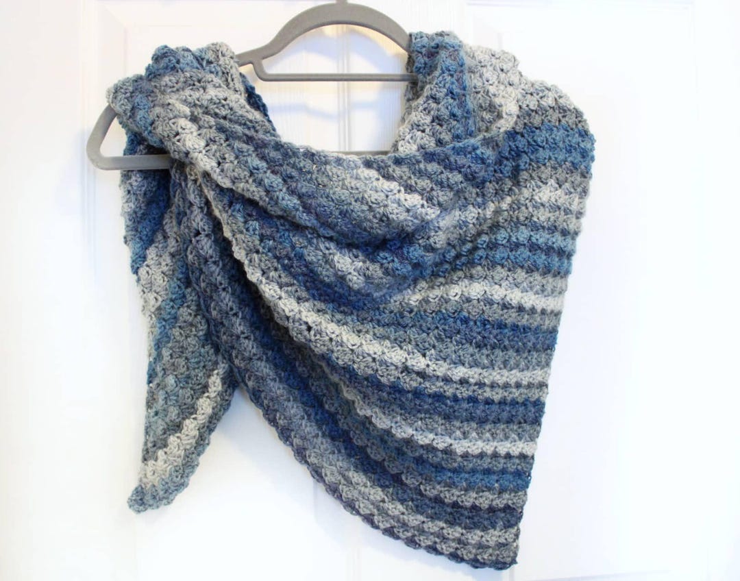 Easy Triangle Scarf Crochet Pattern – PDF Download - Etsy
