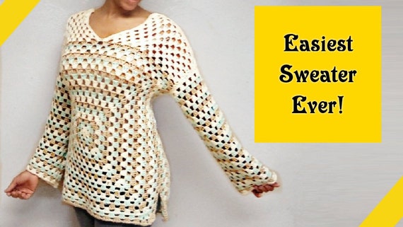 haakpatroon patroon oversized trui