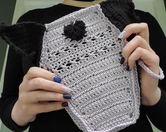 Halloween Coffin Clutch Crochet Pattern PDF - Spooky Chic Bag