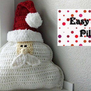 Crochet Santa Claus Pillow