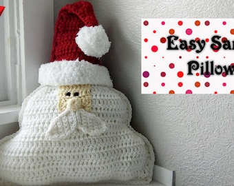 Crochet Santa Claus Pillow