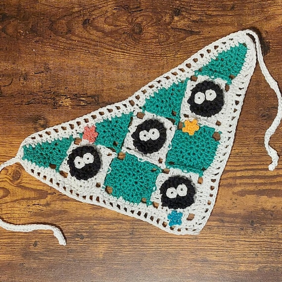 Sprites Granny Square Bandana – Crochet Pattern PDF