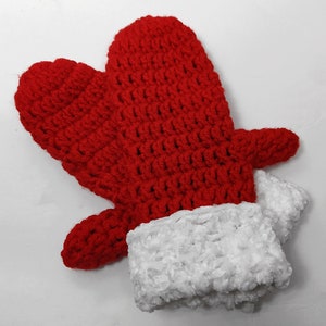 K.I.S.S. Crochet Mitten Pattern Includes Free Video Tutorial /Chunky Crochet Mittens image 8