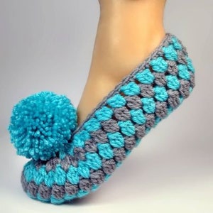 Jewels- Quick Crochet Slippers Pattern + Full Video Tutorial