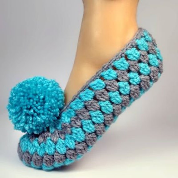 Jewels Quick Crochet Slippers Pattern Full Video Tutorial Etsy