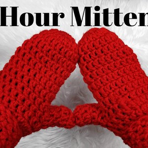 K.I.S.S. Crochet Mitten Pattern Includes Free Video Tutorial /Chunky Crochet Mittens image 10