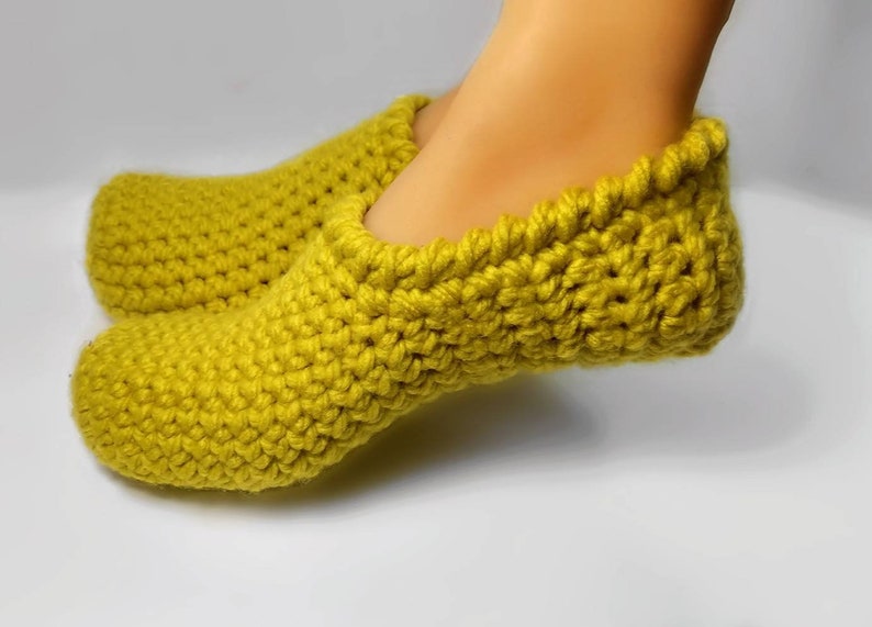 Crochet pattern for slipper Goldie image 7