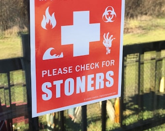 Emergency Stoner Sticker