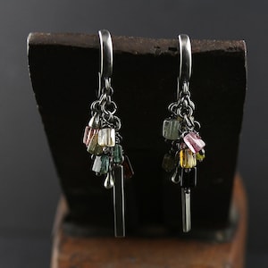 Silver Oxide Earring Etsy UK