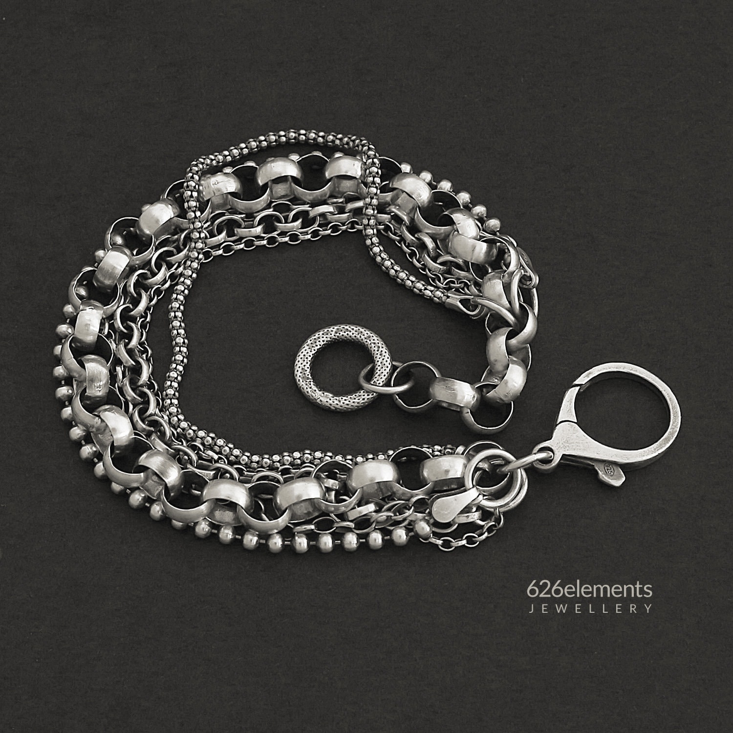 Rue Multi Strand Bracelet in Silver main image 0