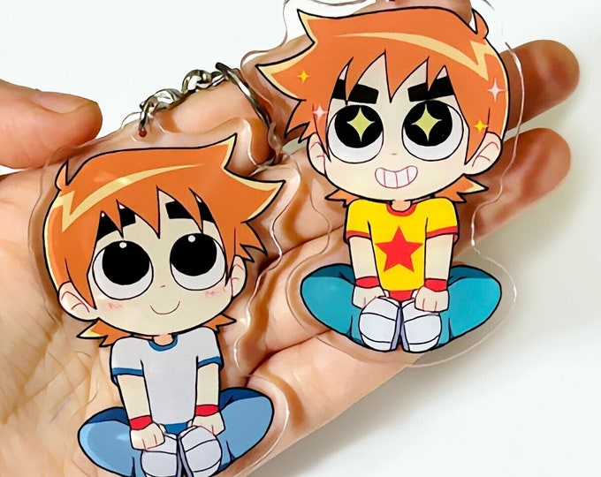 Scott Pilgrim charm keychain