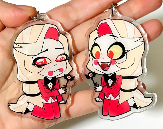 Charlie - Hazbin Hotel Keychain - cute chibi Charlie charm