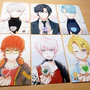 Mystic Messenger Prints - Zen Jumin V 707 Unknown Yoosung Saeran Saeyoung