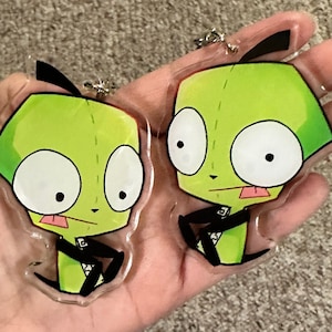 Invader Zim keychain - GIR