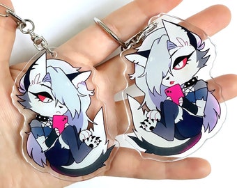 Loona Helluva Boss Keychain - cute chibi Looney charm