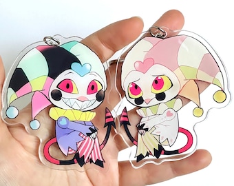 Fizzarolli - Helluva Boss Keychain - cute chibi Fizzarolli