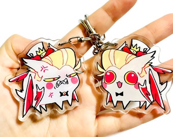 Cat Lucifer - Hazbin Hotel Keychain - Cute Cat Lucifer Charm - Etsy