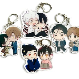 Boys Love Keychains - Jinx, summer hikaru died, Cherry magic, Painter of the night, Boy Love Manhwa, manga, webtoon